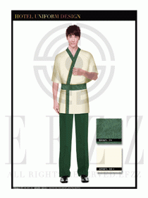 SPA會所服務(wù)生制服設(shè)計圖479