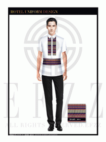 SPA會所服務(wù)生制服設(shè)計圖506