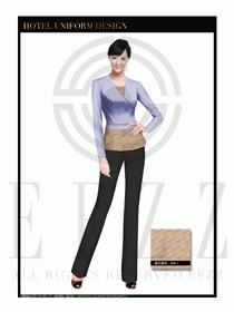 按摩技師美容師工作制服1274