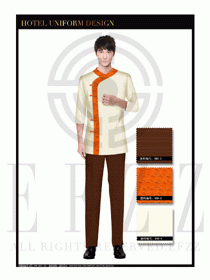 按摩技師美容師工作制服1279