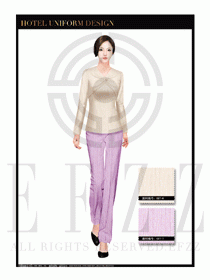 按摩技師美容師工作制服1288