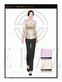 按摩技師美容師工作制服1283