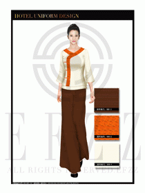 按摩技師美容師工作制服1278