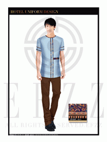 按摩技師美容師工作制服1303