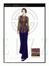 酒店制服西餐咨客服裝設(shè)計(jì)圖494