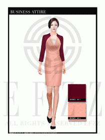 時尚OL女職業(yè)裝夏裝設(shè)計圖495