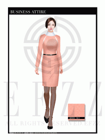 時(shí)尚OL女職業(yè)裝夏裝設(shè)計(jì)圖504