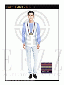 餐飲西餐服務(wù)員制服設(shè)計圖1125