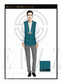 餐飲西餐服務(wù)員制服設(shè)計圖1127