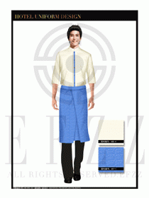 餐飲西餐服務(wù)員制服設(shè)計(jì)圖1140