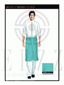 餐飲西餐服務(wù)員制服設(shè)計圖1141