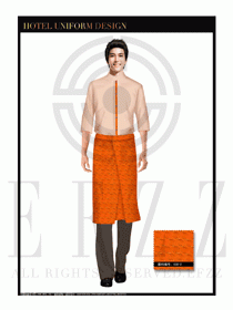 餐飲西餐服務(wù)員制服設(shè)計(jì)圖1150