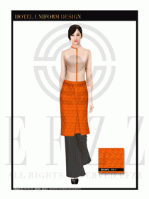 餐飲西餐服務(wù)員制服設(shè)計(jì)圖1149