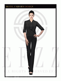 餐飲西餐服務(wù)員制服設(shè)計圖1154