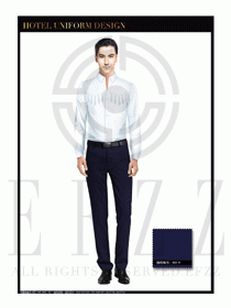 餐飲西餐服務員制服設計圖1159