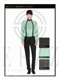 餐飲西餐服務(wù)員制服設(shè)計(jì)圖1165