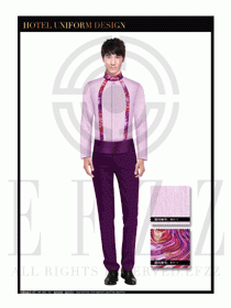 餐飲西餐服務(wù)員制服設(shè)計(jì)圖1164