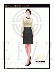 餐飲西餐服務(wù)員制服設(shè)計(jì)圖1171