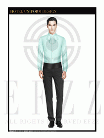 餐飲西餐服務(wù)員制服設(shè)計(jì)圖1175