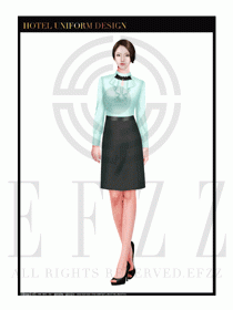 餐飲西餐服務(wù)員制服設(shè)計(jì)圖1176