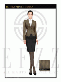 餐飲西餐服務員制服設計圖1181