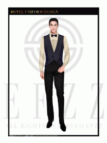 餐飲西餐服務(wù)員制服設(shè)計圖1184