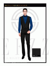 餐飲西餐服務(wù)員制服設(shè)計(jì)圖1185