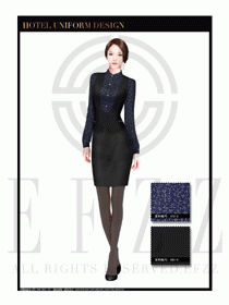 餐飲西餐服務(wù)員制服設(shè)計(jì)圖1189