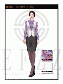 餐飲西餐服務(wù)員制服設(shè)計(jì)圖1199