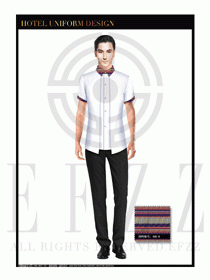 酒店總臺大堂服務員制服設計圖881