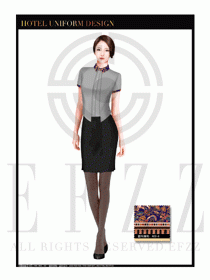 酒店總臺(tái)大堂服務(wù)員制服設(shè)計(jì)圖888