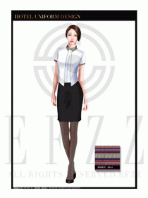 酒店總臺大堂服務(wù)員制服設(shè)計圖887