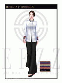 酒店總臺大堂服務(wù)員制服設(shè)計圖893