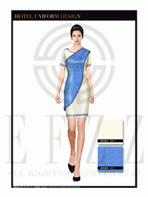 酒店總臺大堂服務(wù)員制服設(shè)計圖909