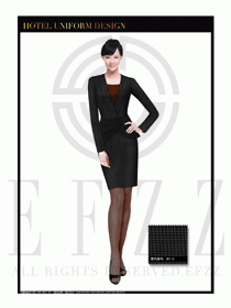 酒店總臺(tái)大堂服務(wù)員制服設(shè)計(jì)圖912