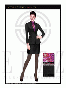 酒店總臺大堂服務(wù)員制服設(shè)計圖918