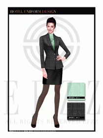 酒店總臺(tái)大堂服務(wù)員制服設(shè)計(jì)圖923