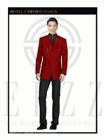 酒店總臺大堂服務(wù)員制服設(shè)計圖929