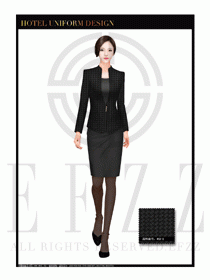 酒店總臺大堂服務(wù)員制服設(shè)計(jì)圖934