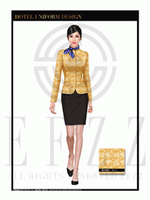 酒店總臺大堂服務員制服設計圖948