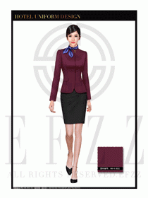 酒店總臺大堂服務(wù)員制服設(shè)計圖950