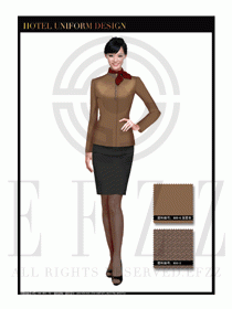酒店總臺(tái)大堂服務(wù)員制服設(shè)計(jì)圖961