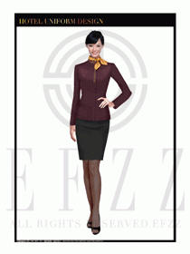 酒店總臺大堂服務(wù)員制服設(shè)計圖962