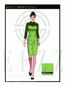 大堂總臺(tái)收銀接待員工制服267