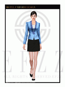 大堂總臺(tái)收銀接待員工制服273