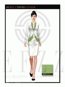 大堂總臺收銀接待員工制服366