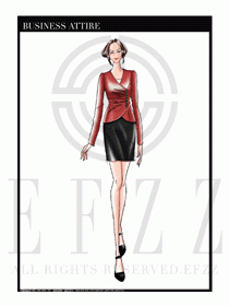 夏季時尚OL女裝職業(yè)裝設(shè)計圖514