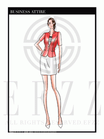 夏季時(shí)尚OL女裝職業(yè)裝設(shè)計(jì)圖520
