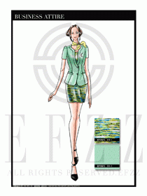 夏季時尚OL女裝職業(yè)裝設(shè)計圖518