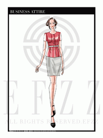 夏季時(shí)尚OL女裝職業(yè)裝設(shè)計(jì)圖525